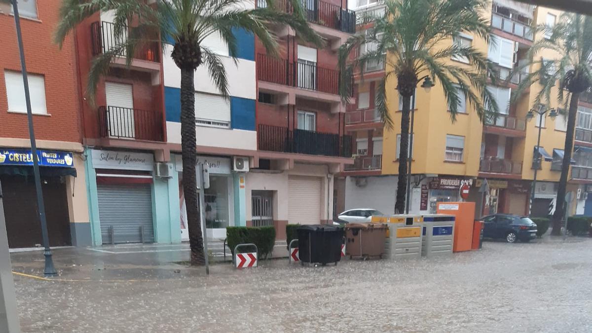 Zona de Aldaia más allá de las vías.