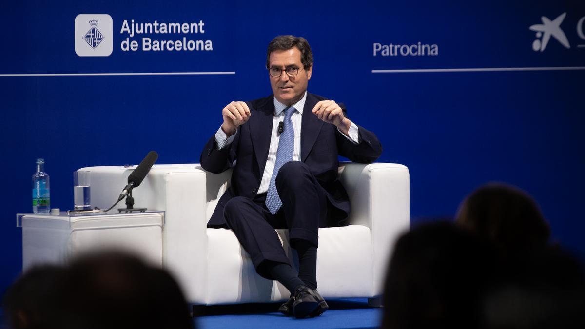 El presidente de la CEOE, Antonio Garamendi.