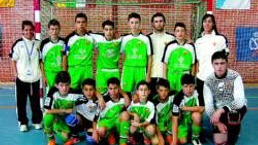 La selección extremeña infantil masculina de fútbol sala