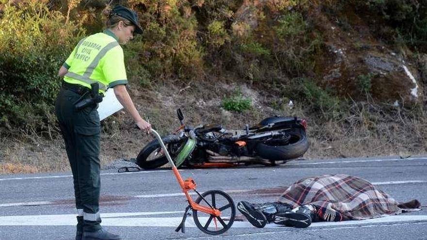 El motorista fallecido. // R. Vázquez