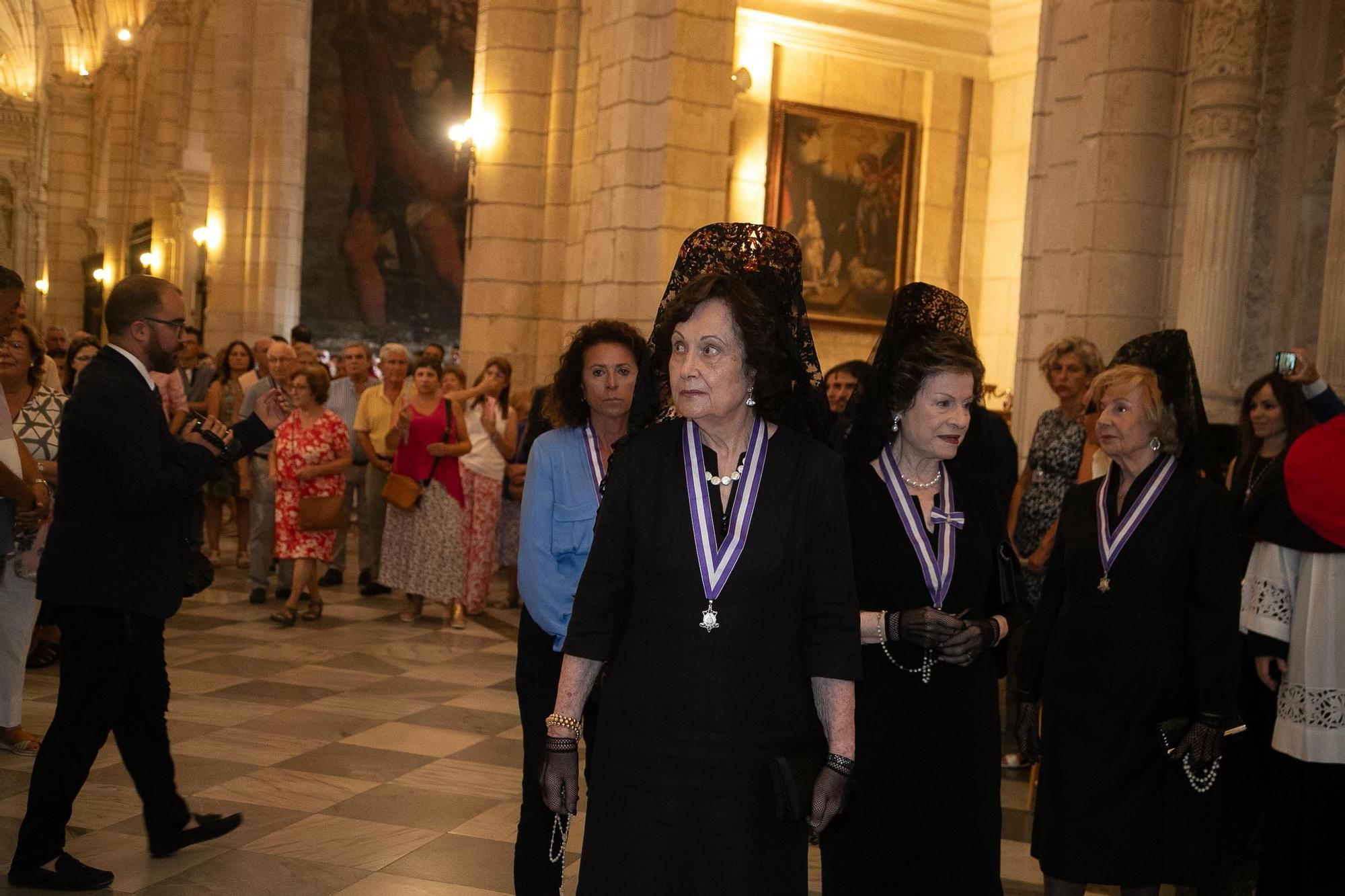 Procesión clausural de la Fuensanta en la Catedral, en imágenes