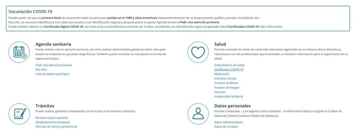 Interfaz de Salud Responde.