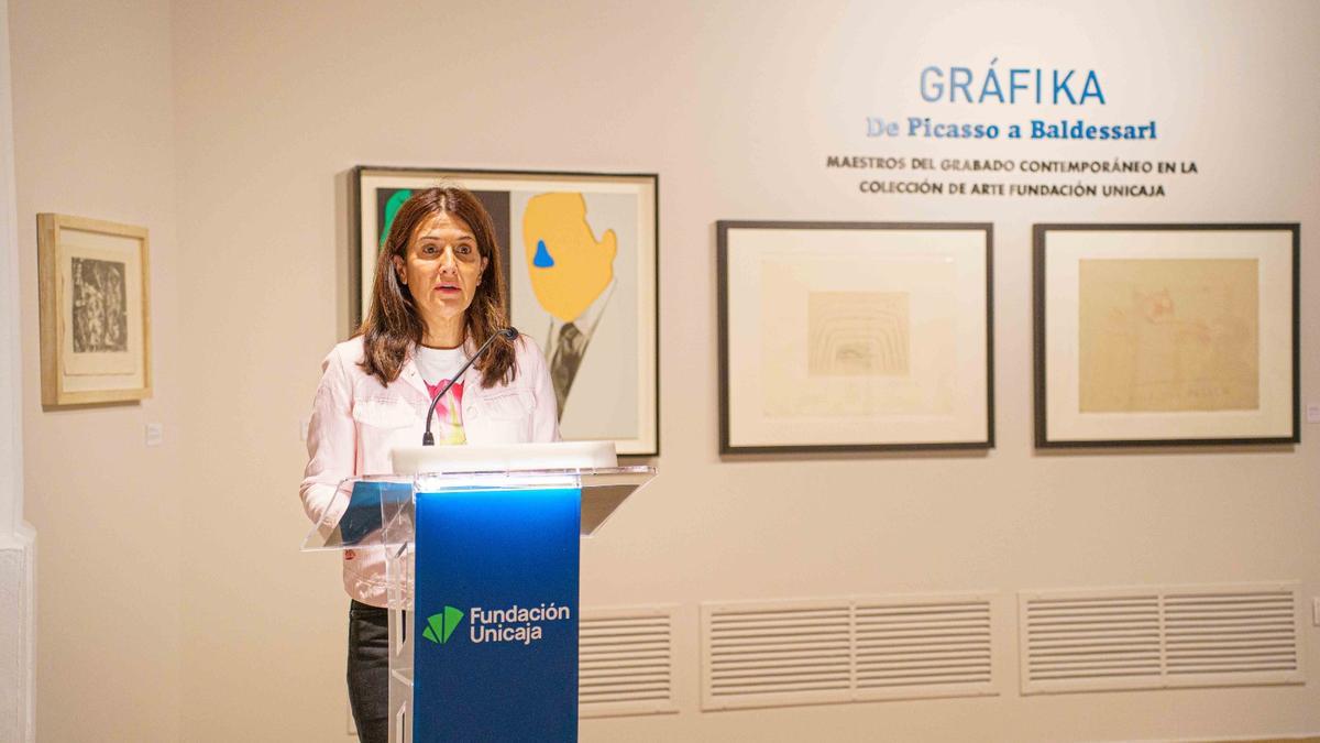 Presentación de la muestra 'Gráfika, de Picasso a Baldessari' en Ronda.
