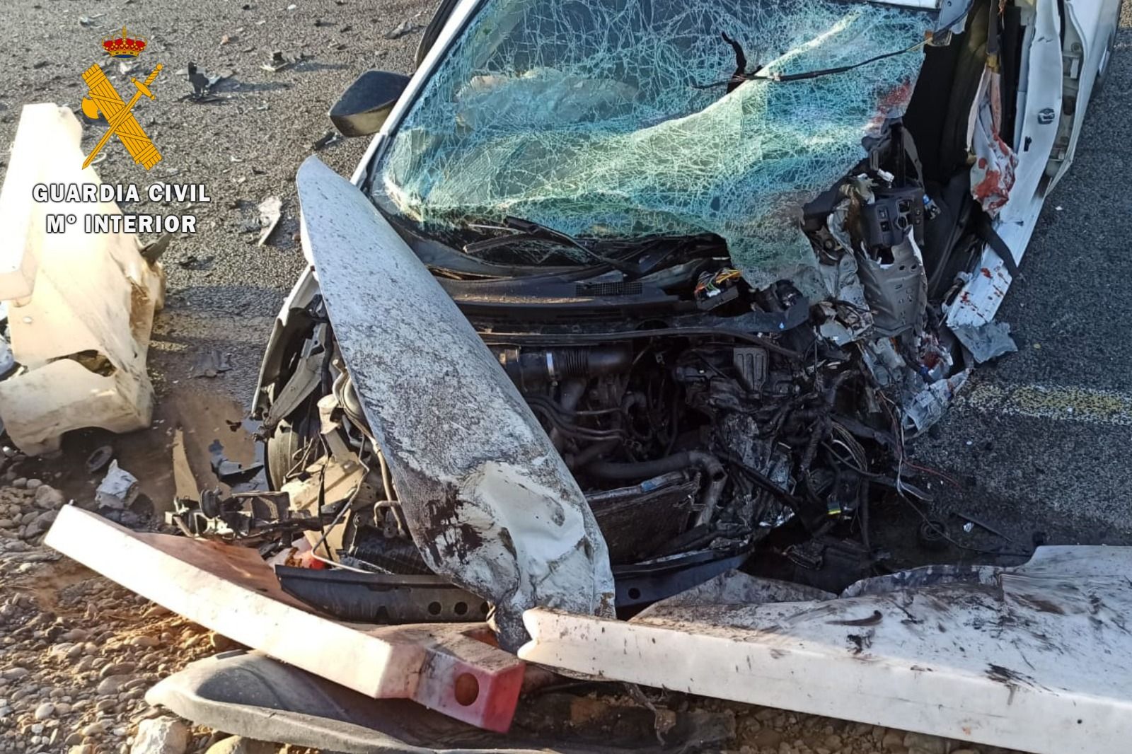 Un muerto y dos heridos en un accidente múltiple en Mallén