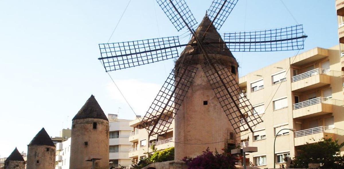 Los molinos de la Calle Industria en Palma