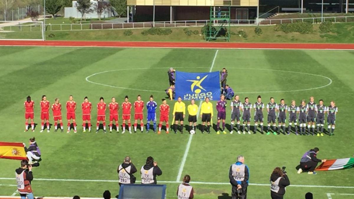 La selección española femenina superó a Irlanda con mucha autoridad