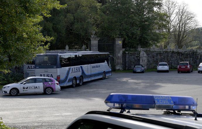 La Guardia Civil custodia el pazo de Meirás