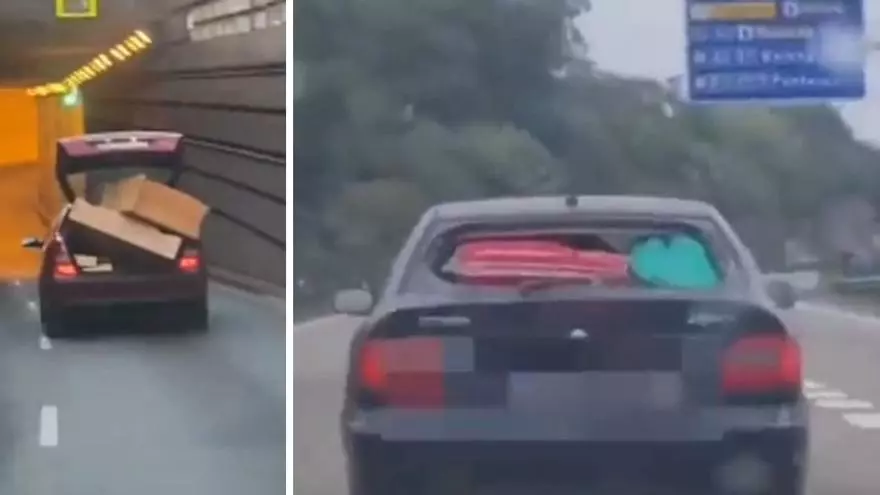 Maleteros bien cargados y aireados en Vigo