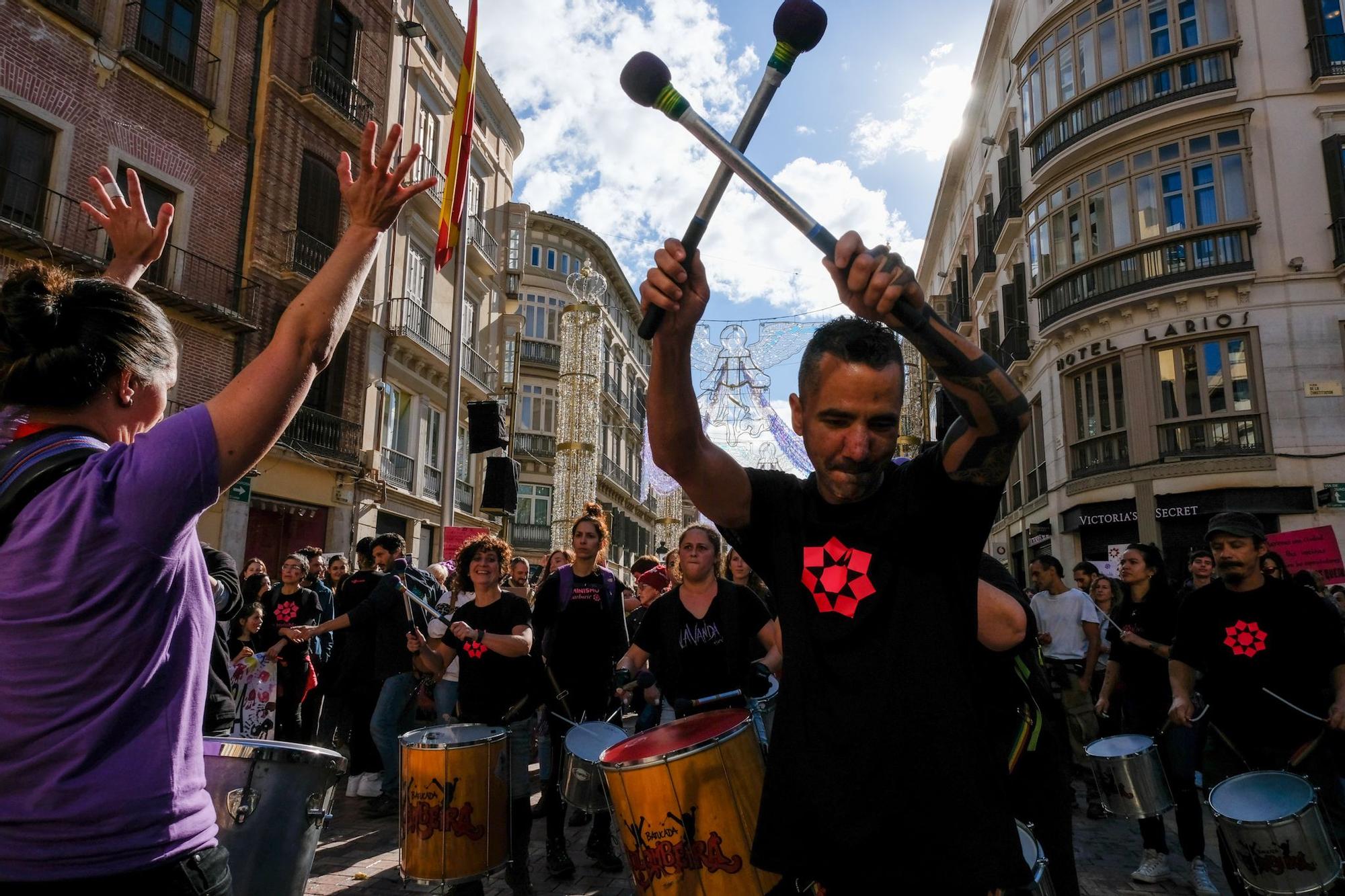 Manifestación contra el desalojo de La Casa Invisible