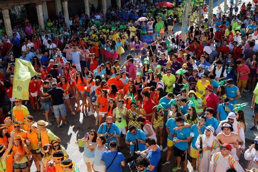 Las peñas inician las fiestas en Fuentesaúco