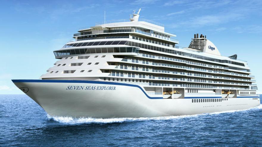 El creuer «Seven Seas Explorer» farà una parada de setze hores al port palamosí · Javier Ortega Figueiral