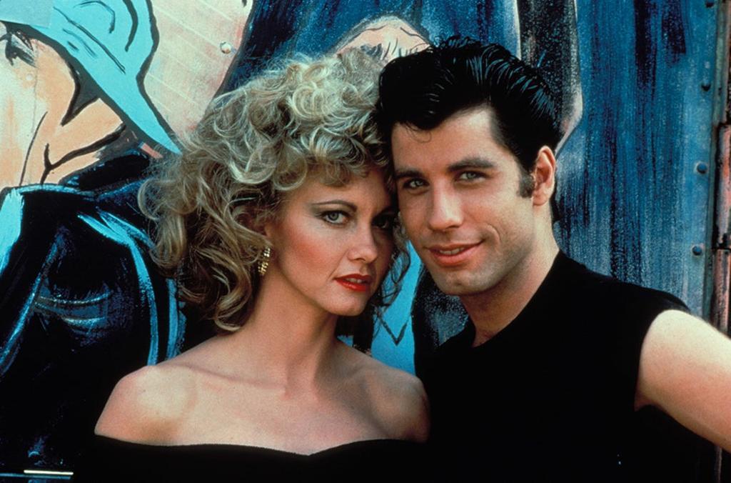 Olivia Newton-John y John Travolta en 'Grease'