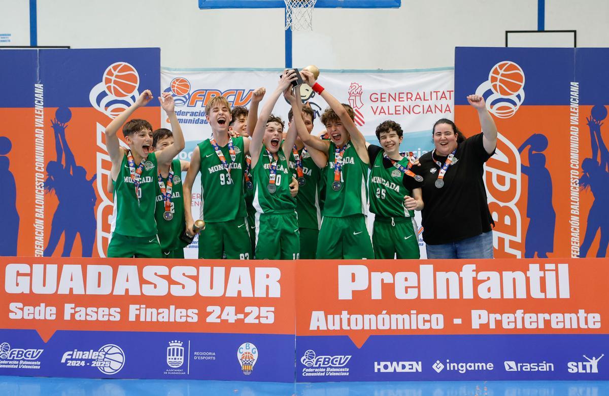 Clínica Balaguer CB Moncada, campeón PreInfantil Masculino Autonómico.