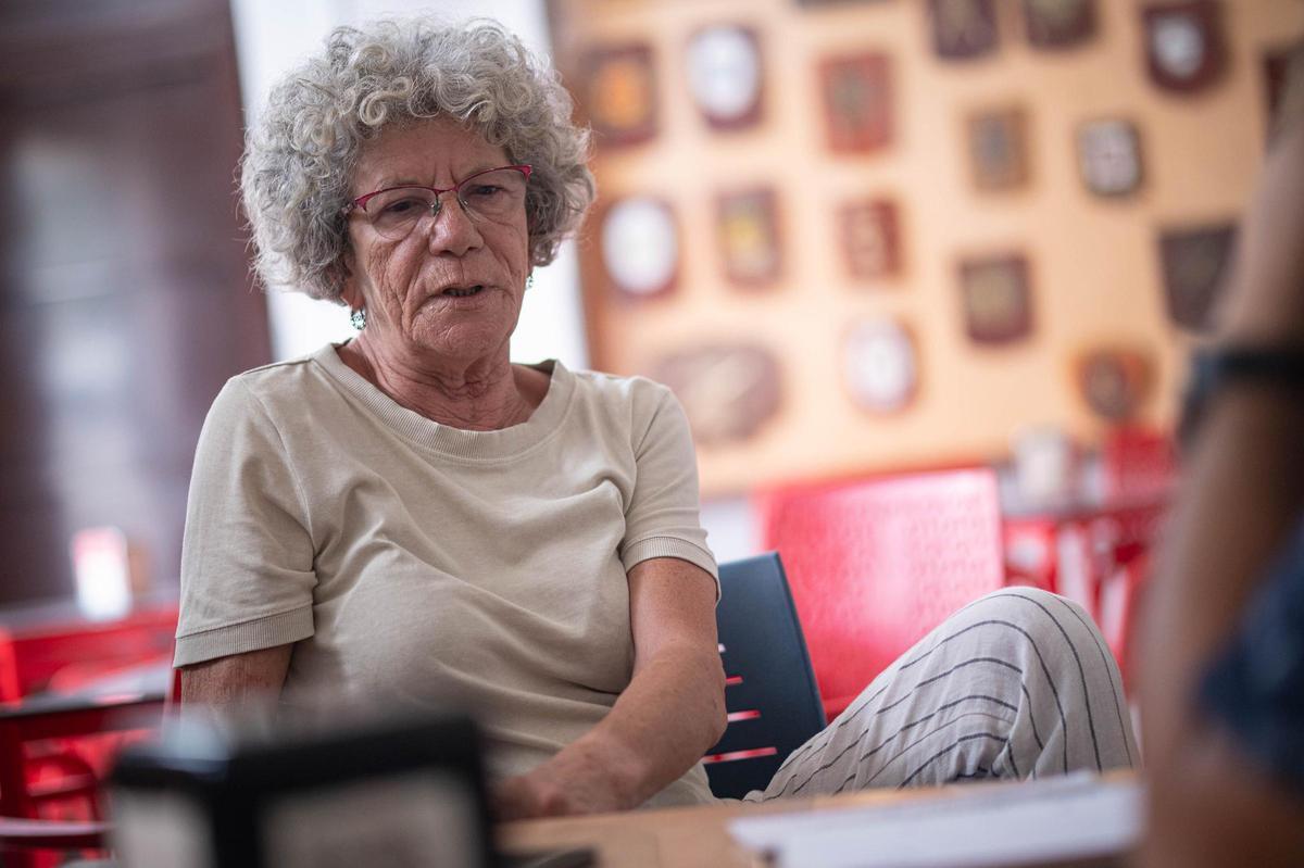 Cecilia Fernández, una de las primeras mujeres policías locales de Santa Cruz de Tenerife.