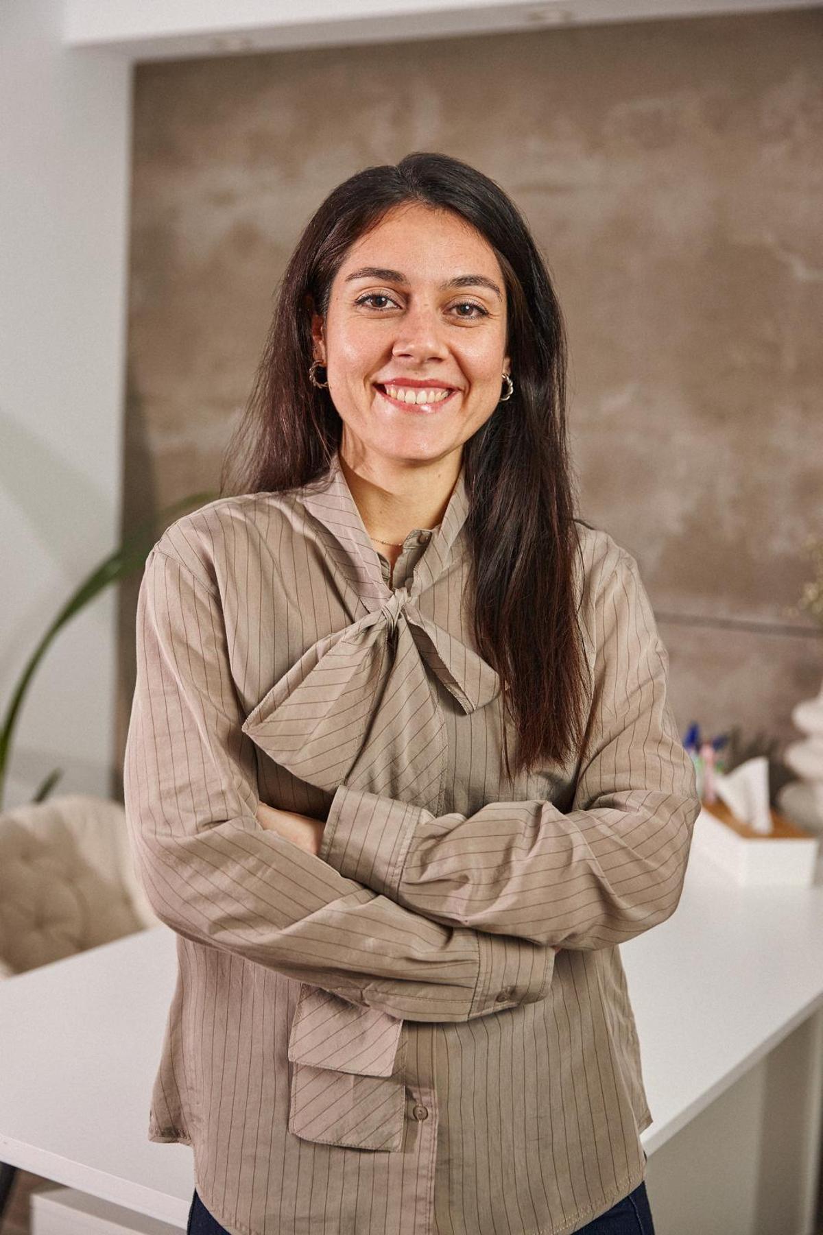 La psicóloga Candela Fernández, en una imagen cedida