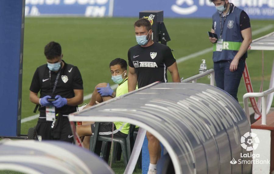 Partido del Tenerife y el Málaga CF de la Liga SmartBank.