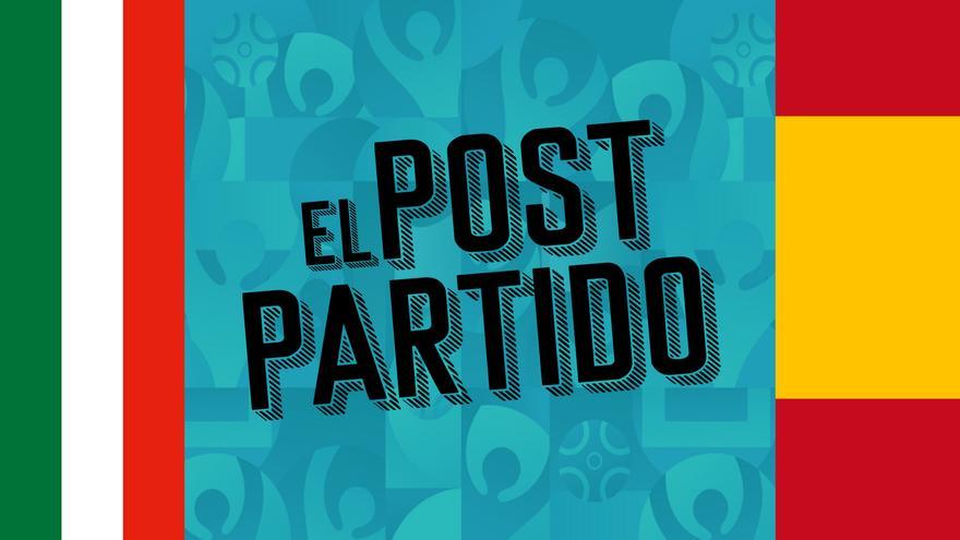 El post partido del Italia-España: lágrimas de grandeza