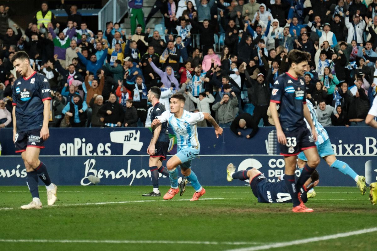 Málaga 1-1 Deportivo, en fotos
