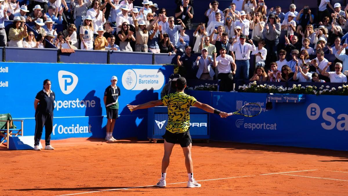 Alcaraz celebra su victoria en 2023