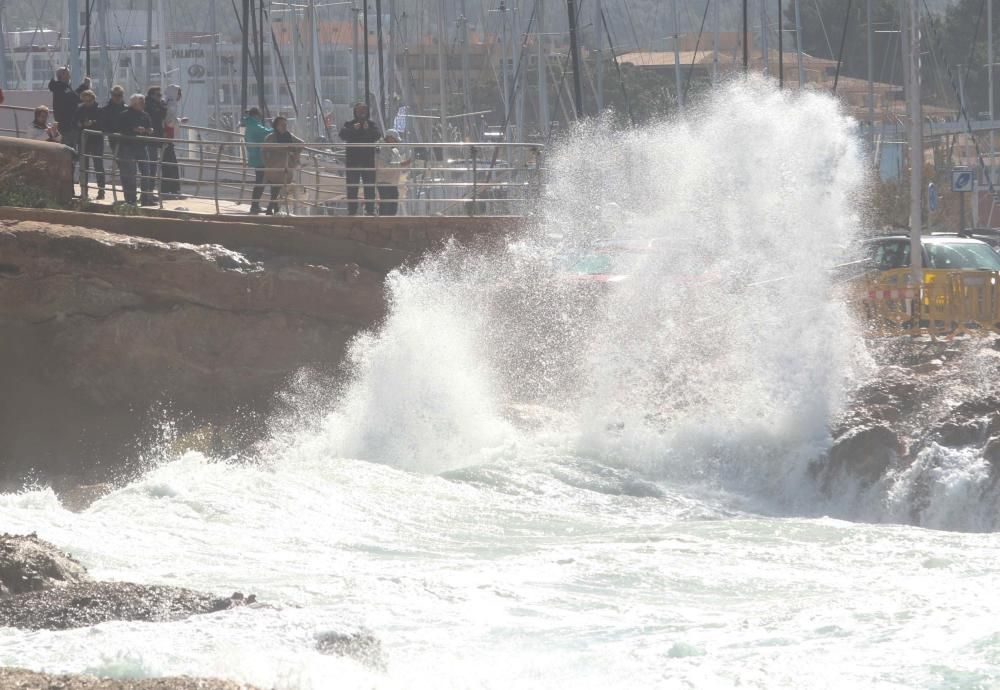 Temporal de viento en Ibiza y Formentera