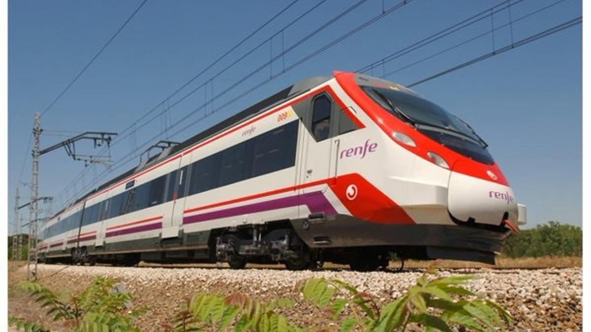 Un tren de Cercanías Renfe, en una imagen de archivo.