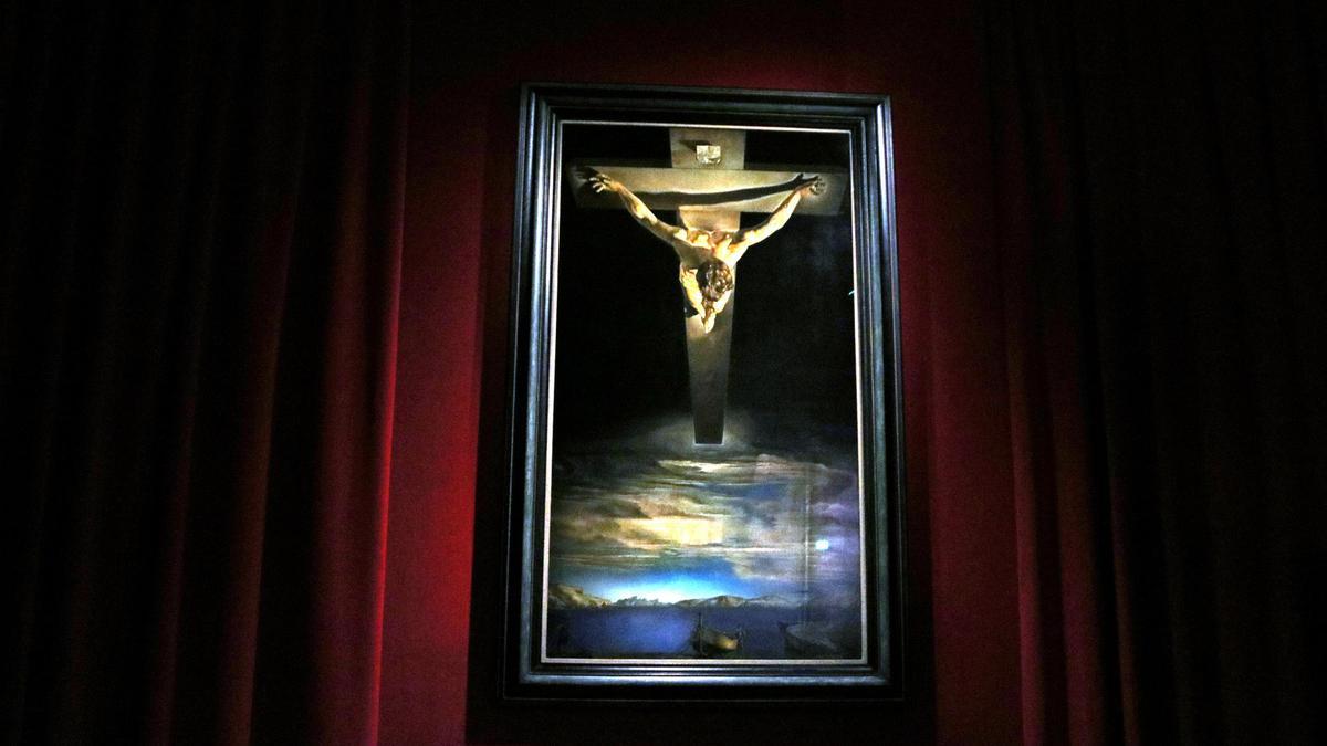 'El Cristo' de Dalí se expone temporalmente en el Teatre-Museu de Figueres