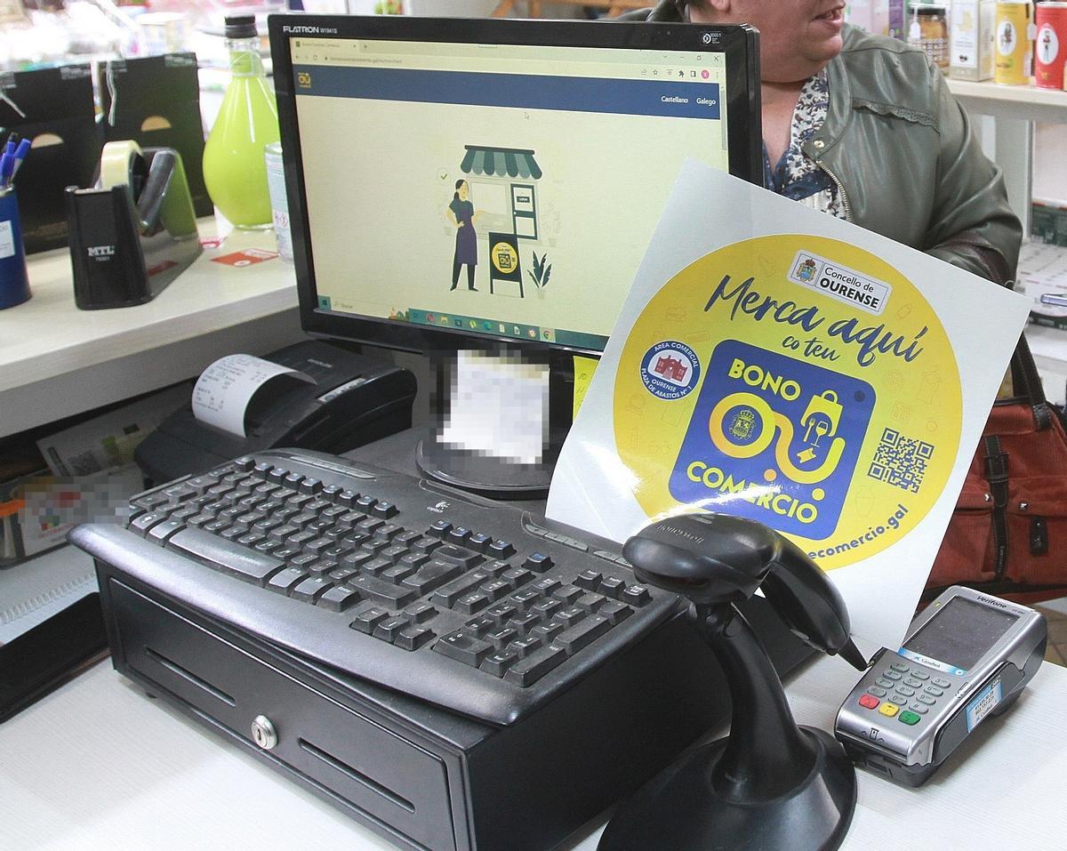 La campaña de bono comercio dinamizó las ventas en Ourense en la primavera de 2023.
