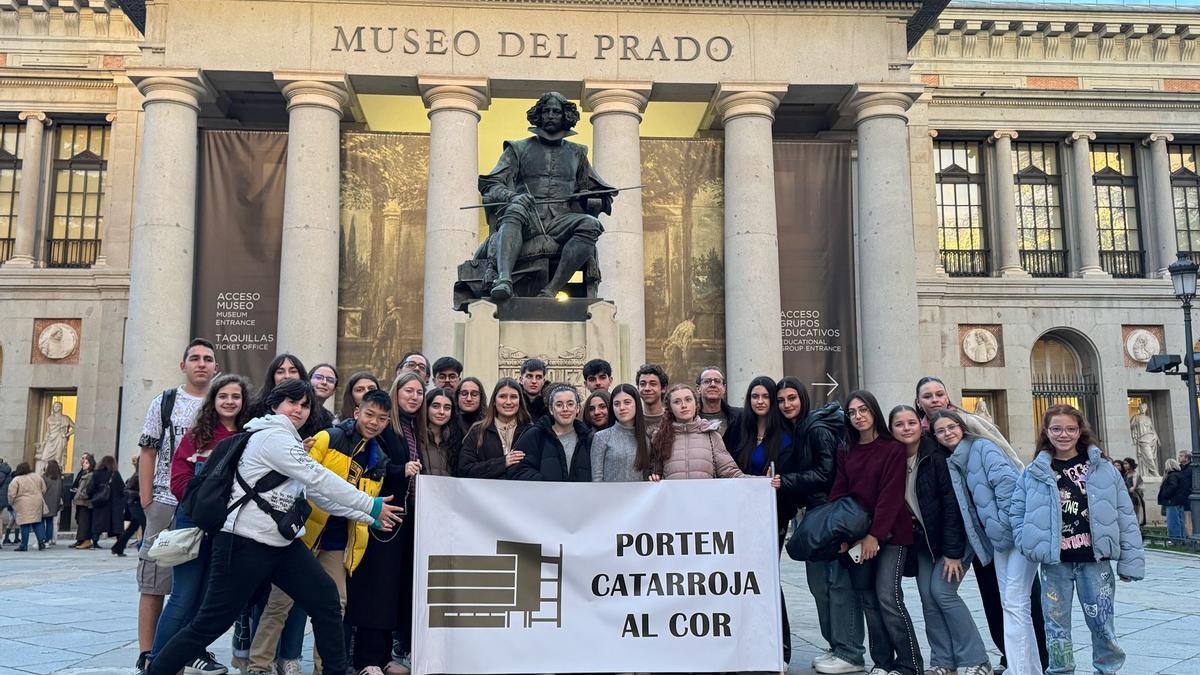 Alumnos del conservatorio de Catarroja en el Auditorio de Madrid.