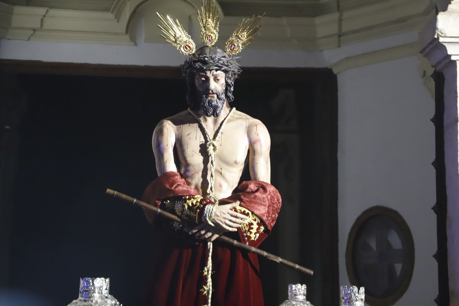 El traslado de Nuestro Padre Jesús de los Afligidos, en imágenes