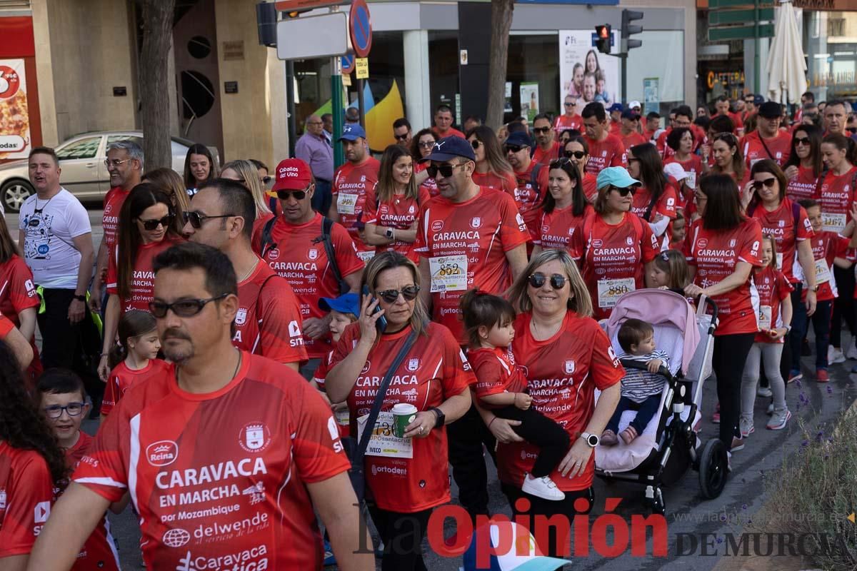Marcha de la ONG Delwende en Caravaca