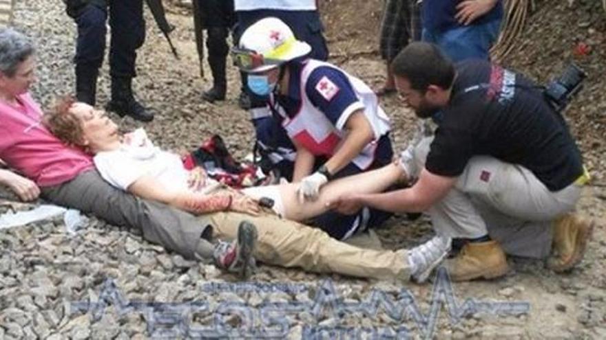 Un reportera de TVE, ferida en ser colpejada per un tren a Mèxic