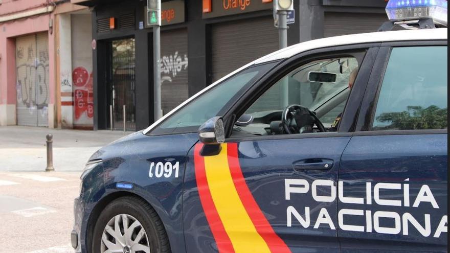 Recurso de un vehículo de la Policía Nacional