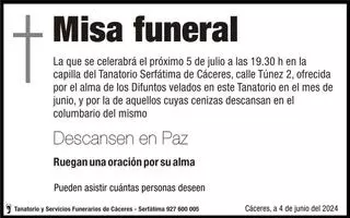 Misa funeral