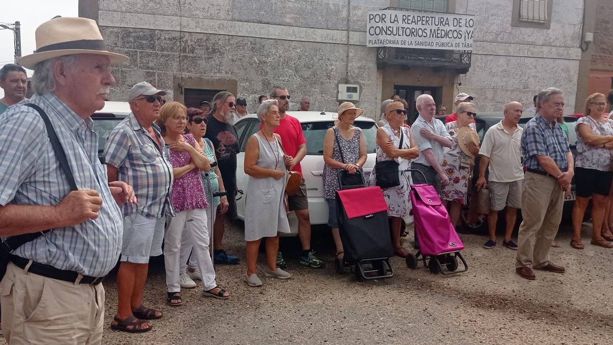 Manifestación de hoy en Tábara.