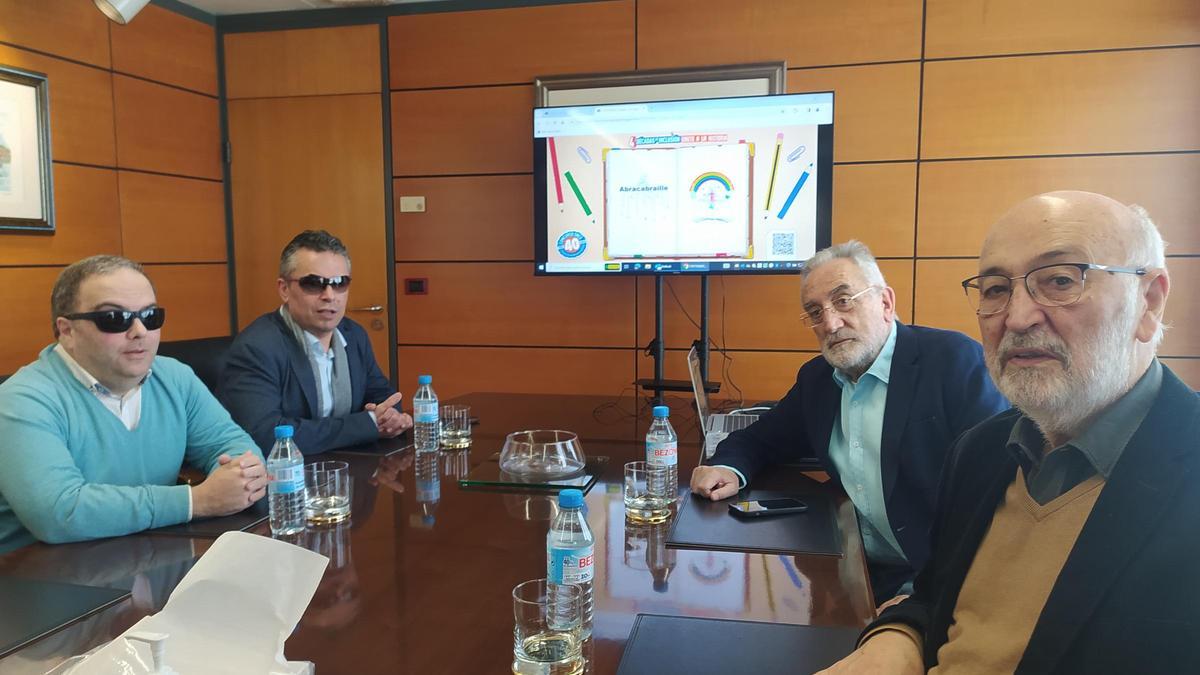 Jurado del 40 Concurso Escolar de la ONCE en Galicia.