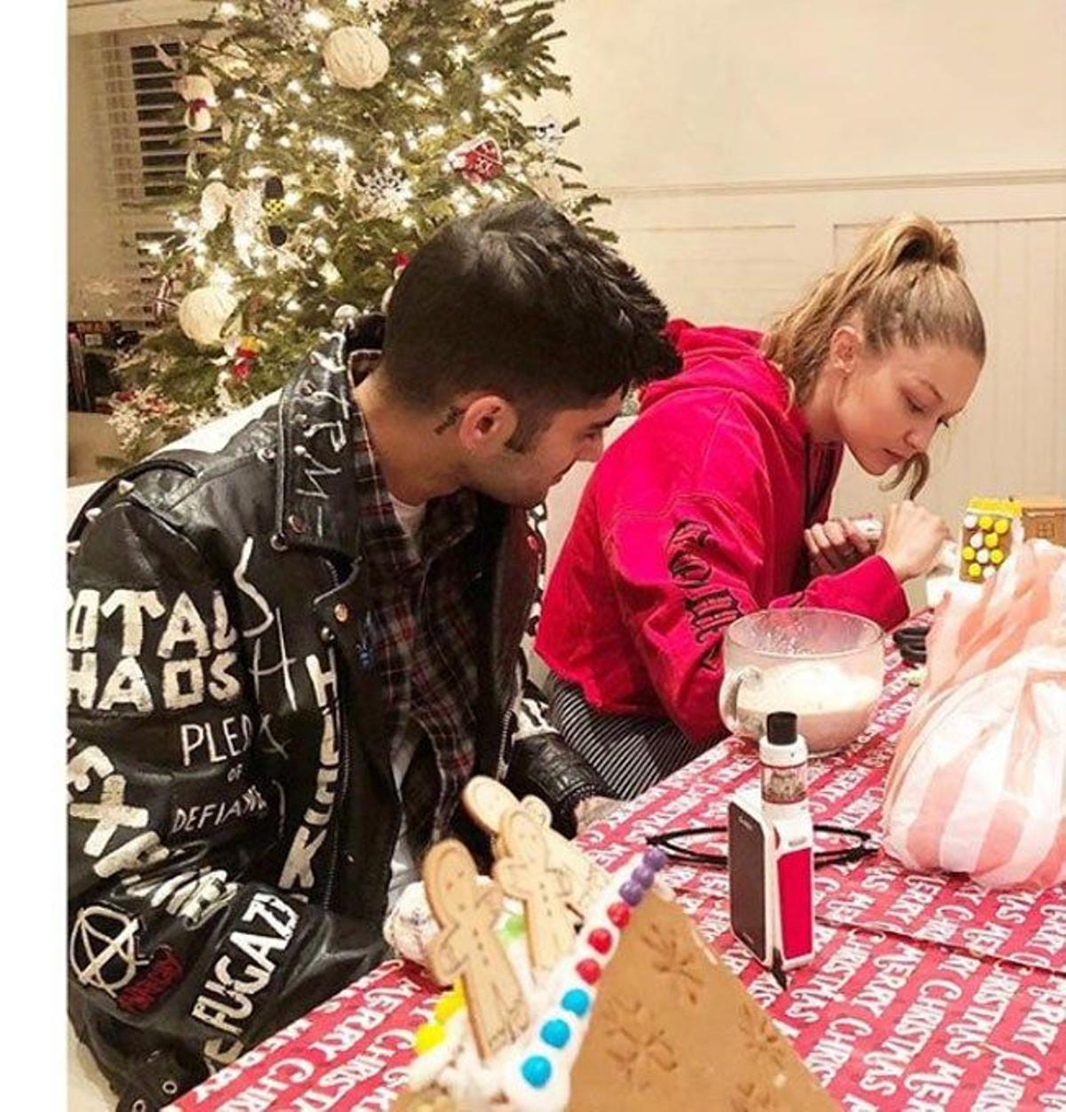 Gigi Hadid y Zayn Malik han pasado juntos la Navidad