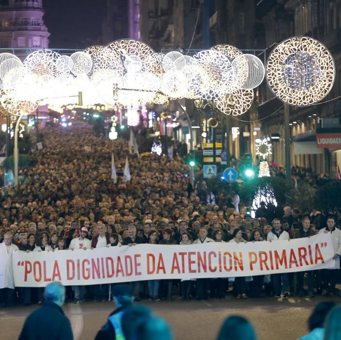 Manifestación en Vigo por la sanidad pública