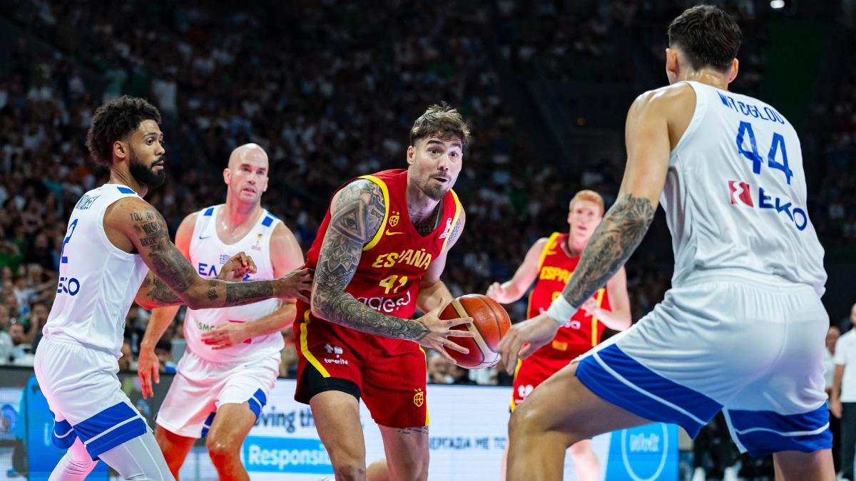 Juancho Hernangómez, un triple clave y casi nada más