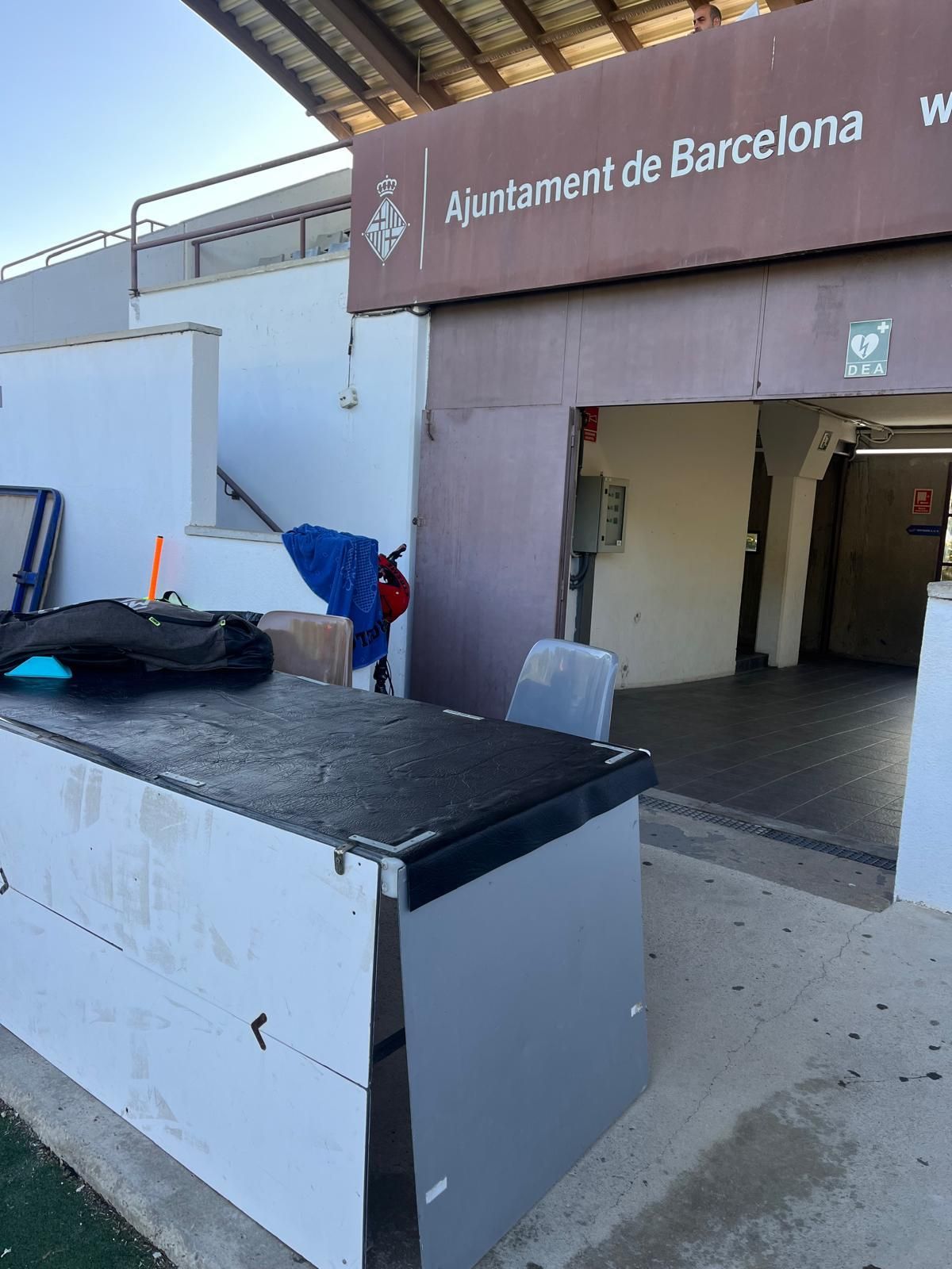 Imagen de las malas condiciones en las instalaciones de Pau Negre