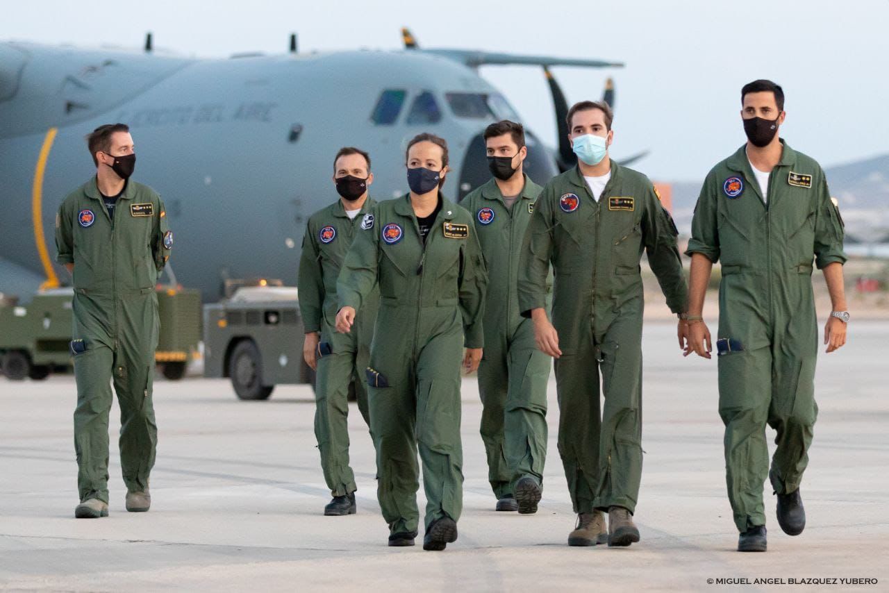 FOTOGALERÍA | La evacuación de Afganistán desde los ojos de Roberto Moya y Javier Ferrer, dos militares de la Base Aérea de Zaragoza