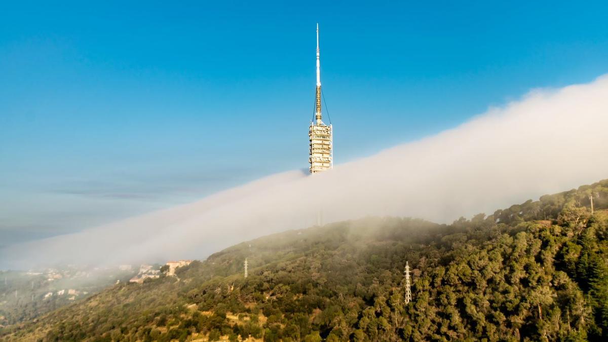 Nube sobre Collserola