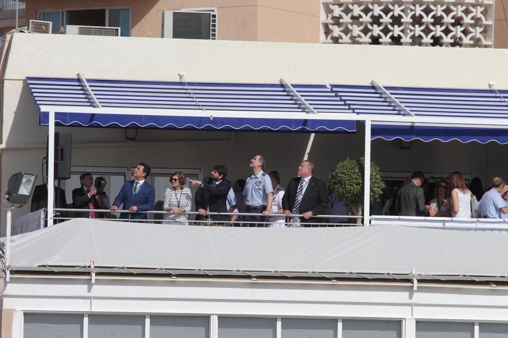 El Rey preside el festival aéreo de la Academia del Aire en Murcia