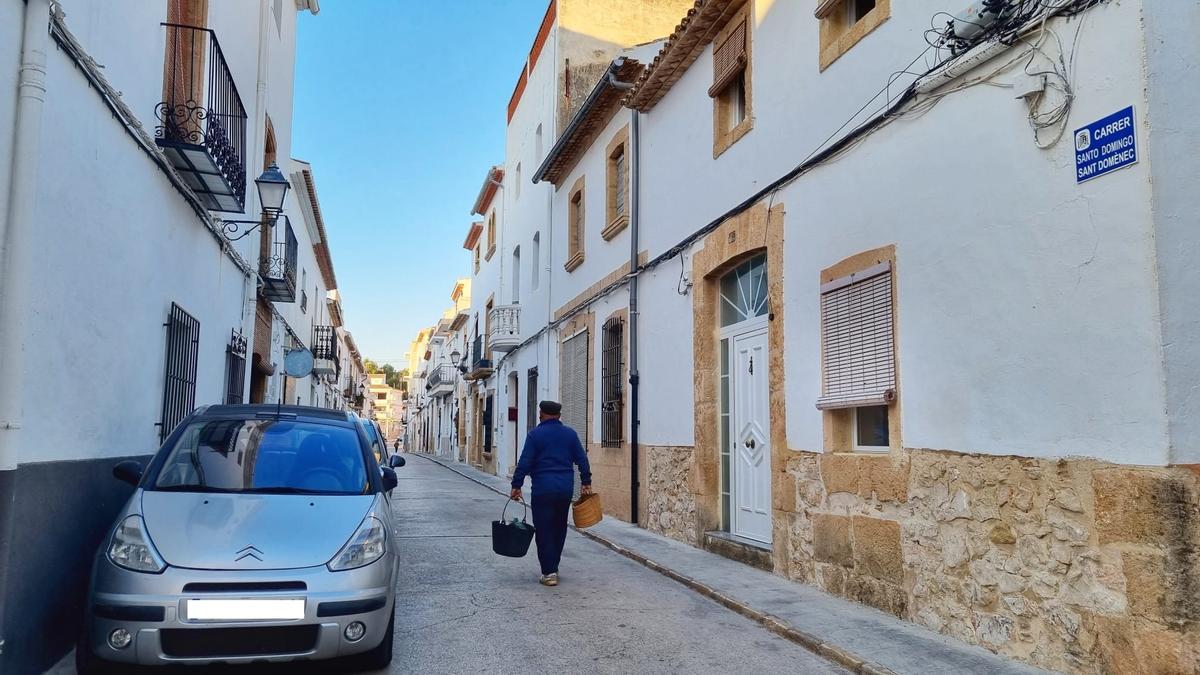 La calle Sant Domènec de Xàbia quedará libre de coches