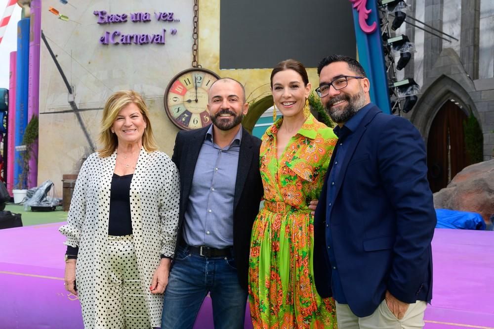 Encuentro con los presentadores de la Gala de la Reina del Carnaval de Las Palmas de Gran Canaria