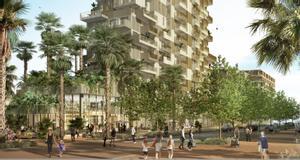 Engeguen les obres de l’illa de la Torre Barceló, que serà l’edifici més alt de Mataró