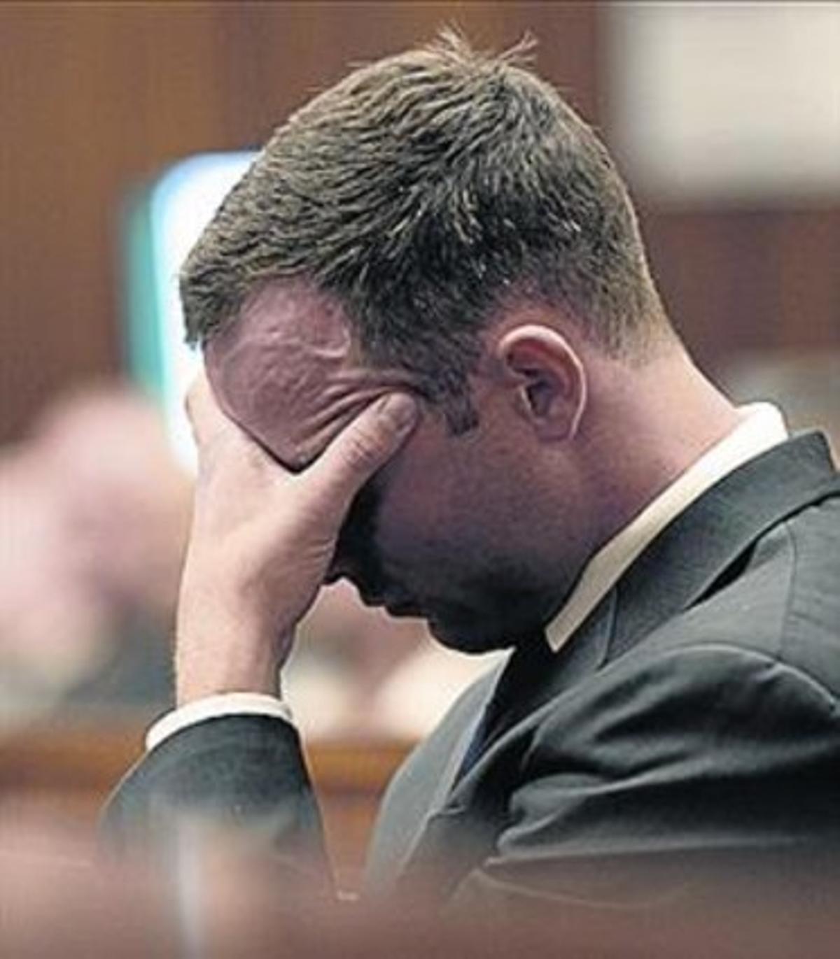 Pistorius, en el judici. Pistorius, en el judici.