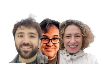 José Vicente Oliver, Edgar Lorenzo y Victoria Lerma