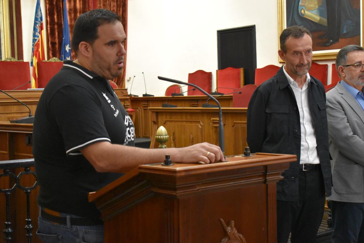 Joaquín Rocamora, durante su intervención