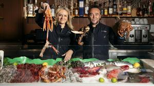 Pescado y marisco frescos en el restaurante El Camarote d’en Tomàs, en Barcelona