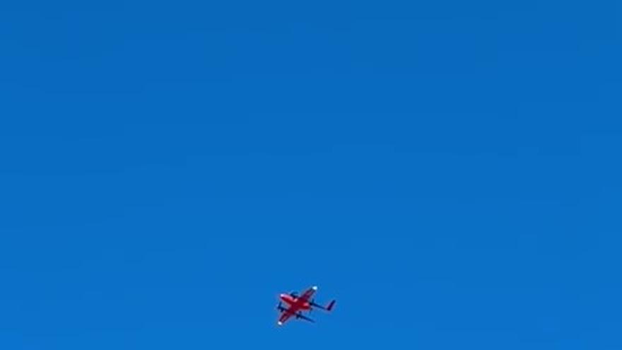 El primer dron para transporte de pruebas médicas en España toma tierra en La Gomera